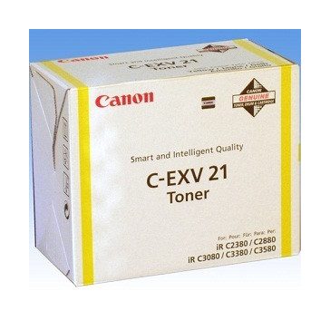 Másológép toner eredeti Canon C-EXV21Y yellow 14k