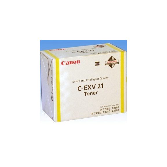 Másológép toner eredeti Canon C-EXV21Y yellow 14k Másológép toner eredeti Canon C-EXV21Y yellow 14k