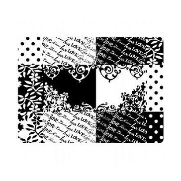   G-Cube laptop skin "Black & White" (QUILT STYLE) ( A4-GSBW-15Q )