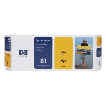 Hp tinta C4933A (81) yellow (lejárt szavatosságú termék)