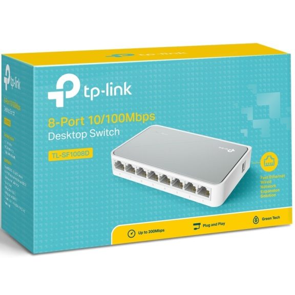 Tp-Link Switch 8 Port (TL-SF1008D) Tp-Link Switch 8 Port (TL-SF1008D)