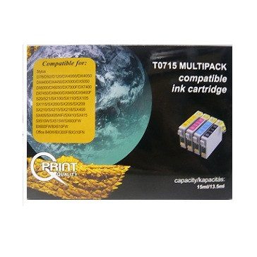Q-Print tinta T0715 multipack (chipes)(891)