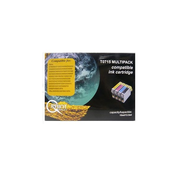 Q-Print tinta T0715 multipack (chipes)(891) Q-Print tinta T0715 multipack (chipes)(891)