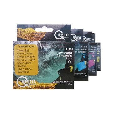 Q-Print tinta T1285  multipack (chipes)