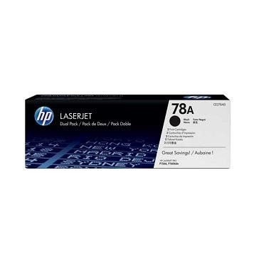 Hp toner CE278AD (78A) dupla black 2x2,1k
