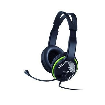 Genius HS-400A ZÖLD mikrofonos fejhallgató