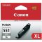 Canon tinta CLI551XLGY grey