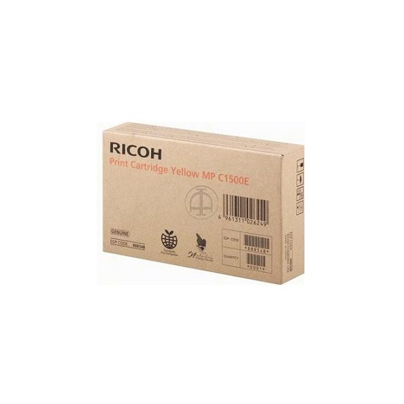 Ricoh gél MPC1500SP yellow (888548, DT1500YLW) 3k Ricoh gél MPC1500SP yellow (888548, DT1500YLW) 3k
