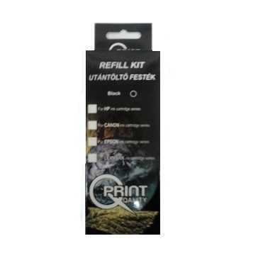 Q-Print töltőkészlet Hp univerzális fekete (1x28ml)