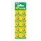 Elem GP gomb LR43 (186,AG12,L1142)