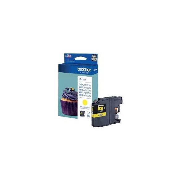 Brother tinta LC123Y yellow Brother tinta LC123Y yellow