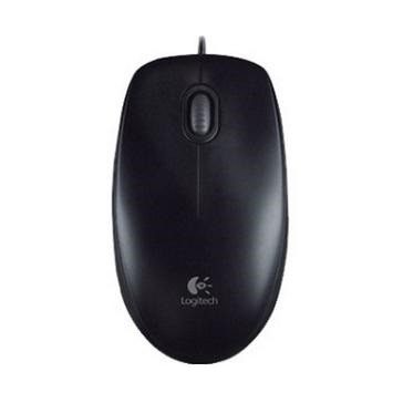 Logitech egér B100 USB fekete oem