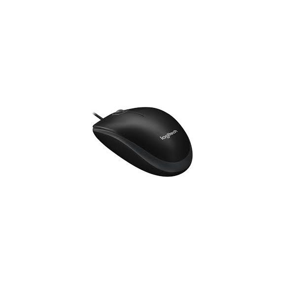 Logitech egér B100 USB fekete oem