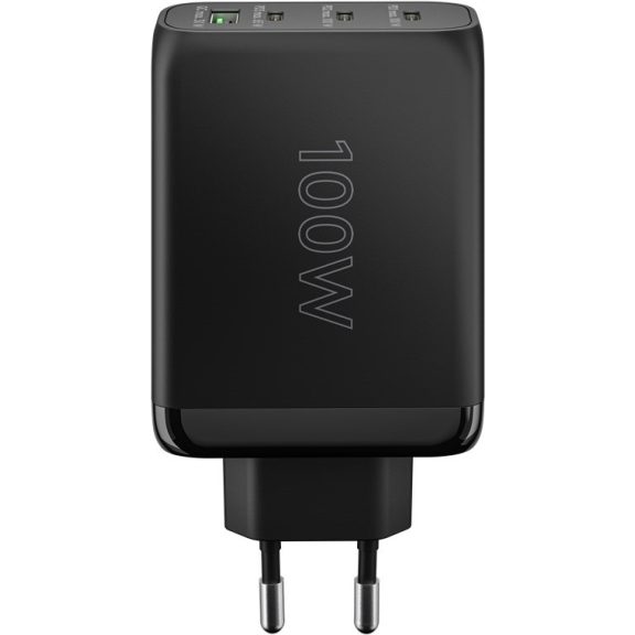 Goobay USB-C™ PD GaN többportos gyorstöltő (100 W), fekete