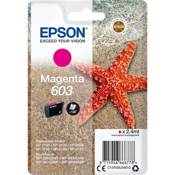 Epson tinta T03U34010 (603) magenta Epson tinta T03U34010 (603) magenta