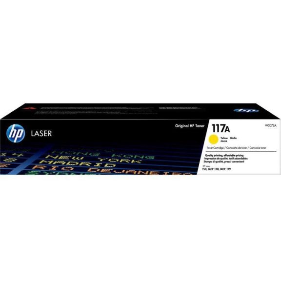 HP toner W2072A (117A) yellow HP toner W2072A (117A) yellow