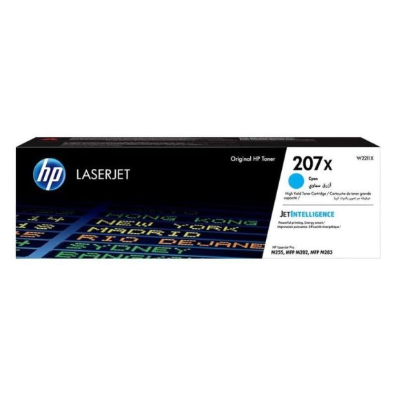 HP toner W2211X (207X) cyan nagykapcítású HP toner W2211X (207X) cyan nagykapcítású