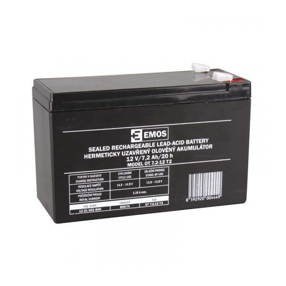 Akkumulátor EMOS 12V 7,2 mAh Akkumulátor EMOS 12V 7,2 mAh