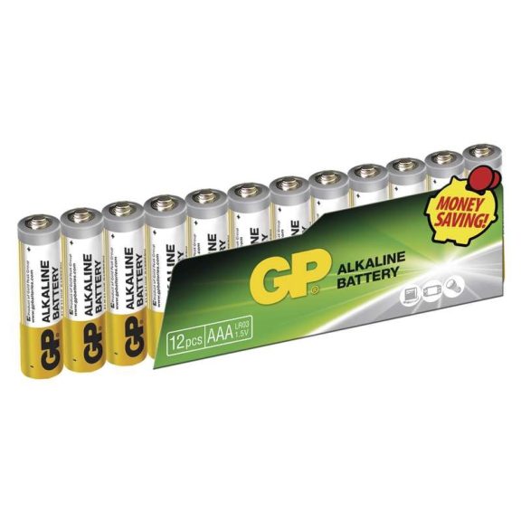 Elem GP alkáli AAA (R03) greencell 12DB/CSOMAG (ÁR/CS) Elem GP alkáli AAA (R03) greencell 12DB/CSOMAG (ÁR/CS)