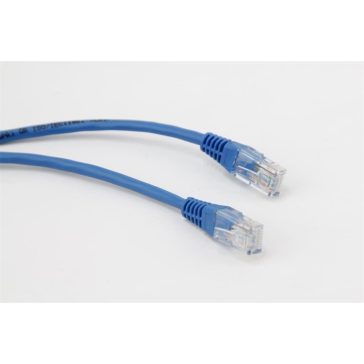 VCOM kábel UTP CAT5E patch 0,5m, kék