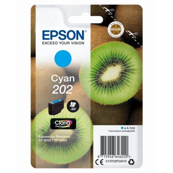 Epson tinta T02F2 cyan (202) Epson tinta T02F2 cyan (202)