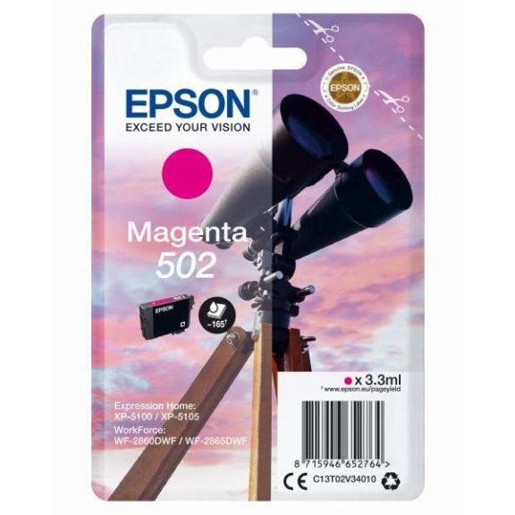 Epson tinta T02V3 magenta (502) Epson tinta T02V3 magenta (502)