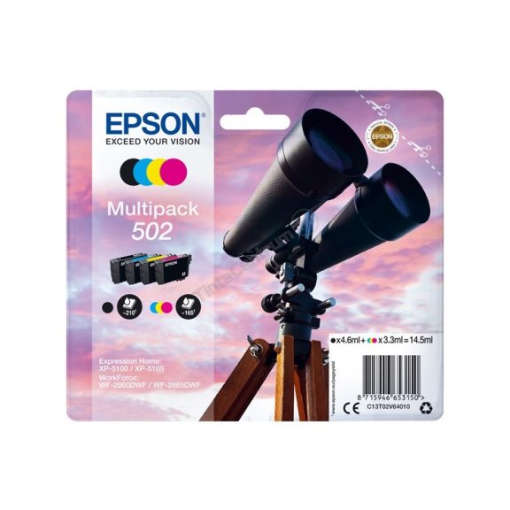 Epson tinta T02V6 Multipack (502) Epson tinta T02V6 Multipack (502)