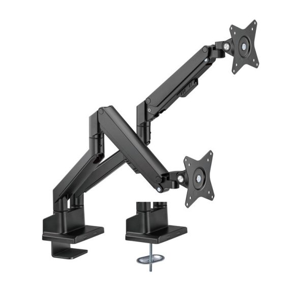 Goobay Pro asztali dupla monitor tartókar