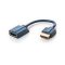 Clicktronic átalakító HDMI (apa)- HDMI (anya), flexibilis kábellel