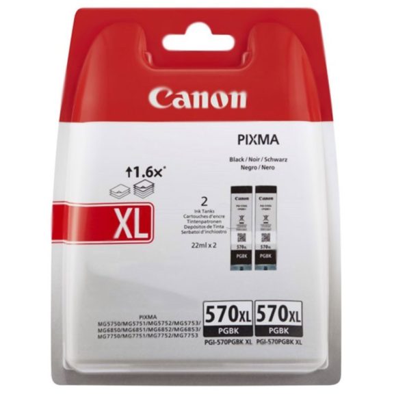 Canon tinta PGI570XL black dupla Canon tinta PGI570XL black dupla