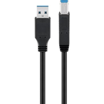   Goobay USB 3.0 összekötő kábel 3,5" HDD házhoz 3 m, fekete