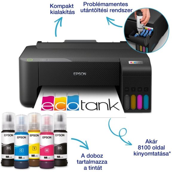 Nyomtató Epson L1270 Ecotank tintasugaras USB/Wifi (103)