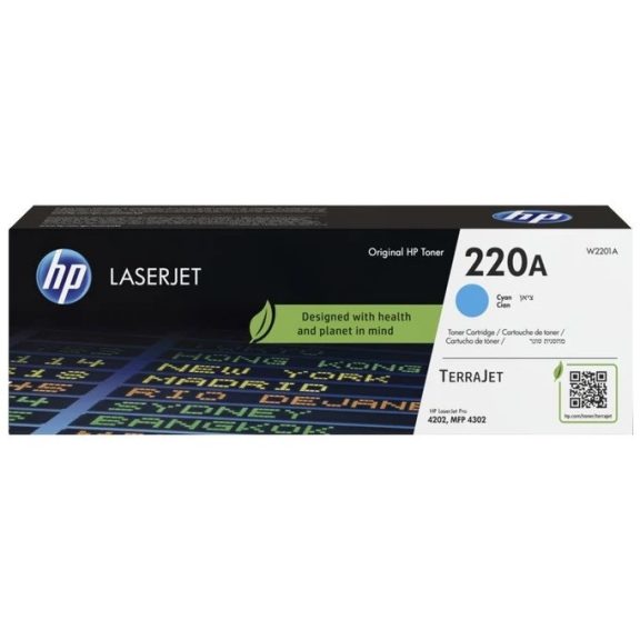 HP Toner W2201X (220X) Cyan 5,5K HP Toner W2201X (220X) Cyan 5,5K