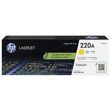 HP Toner W2202X (220X) Yellow 5,5K