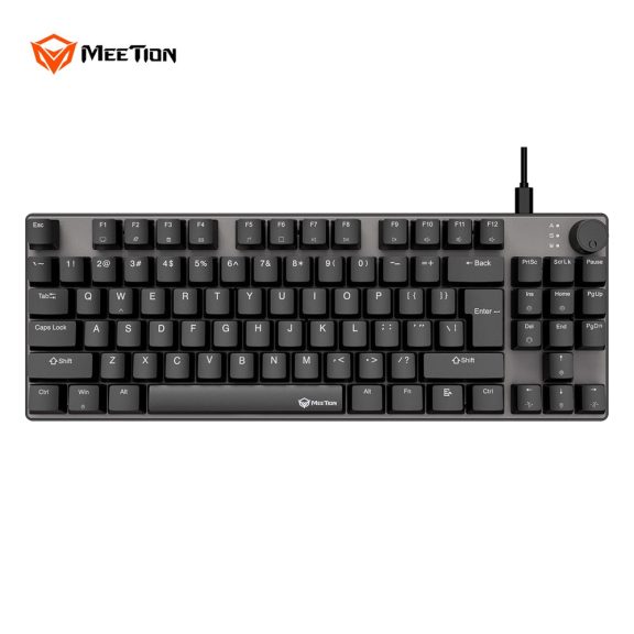 Meetion RGB Vezetékes mechanikus, Red Switch gamer  billentyűzet MK008Pro (HU)