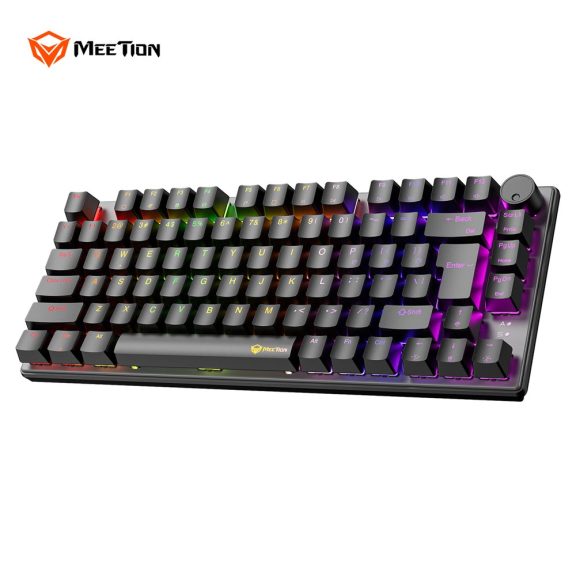 Meetion RGB Vezetékes mechanikus, Red Switch gamer  billentyűzet MK006Pro (HU)