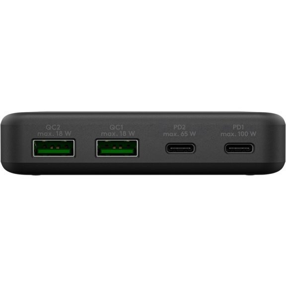 Goobay USB-C™ PD GaN többportos asztali töltő (100 W), fekete