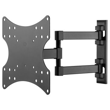   Goobay Basic forgatható-dönthető fali konzol (S) 23"-42"-ig, fekete