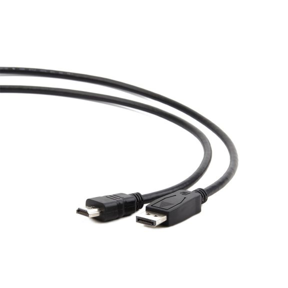 Gembird kábel displayport 1.2V - HDMI 1.4V (APA-APA), 5m, fekete (CC-DP-HDMI-5M) Gembird kábel displayport 1.2V - HDMI 1.4V (APA-APA), 5m, fekete (CC-DP-HDMI-5M)