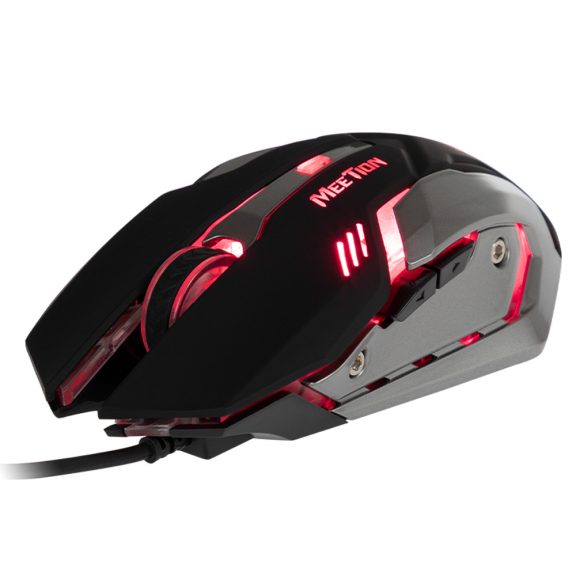 Meetion MT-M915 Backlit vezetékes gamer USB egér fekete Meetion MT-M915 Backlit vezetékes gamer USB egér fekete
