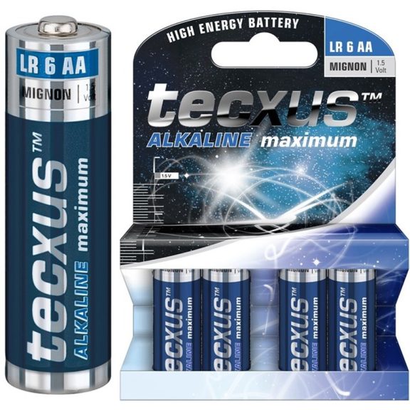 Elem Tecxus LR6/AA (Mignon) elem, 4 db bliszteres csomagolásban Ár/csomag Elem Tecxus LR6/AA (Mignon) elem, 4 db bliszteres csomagolásban Ár/csomag