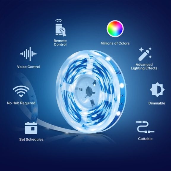 Tp-Link Tapo L900-5 okos Wi-Fi LED szalag Tp-Link Tapo L900-5 okos Wi-Fi LED szalag