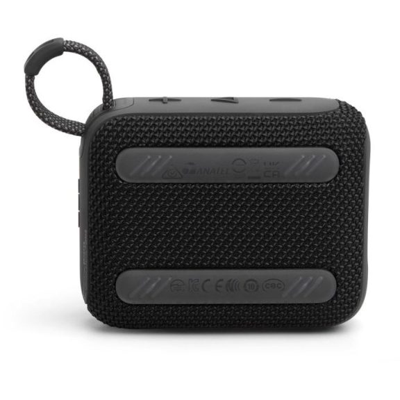 JBL Go 4 Hordozható Bluetooth Hangszóró, fekete EU