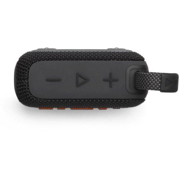 JBL Go 4 Hordozható Bluetooth Hangszóró, fekete EU