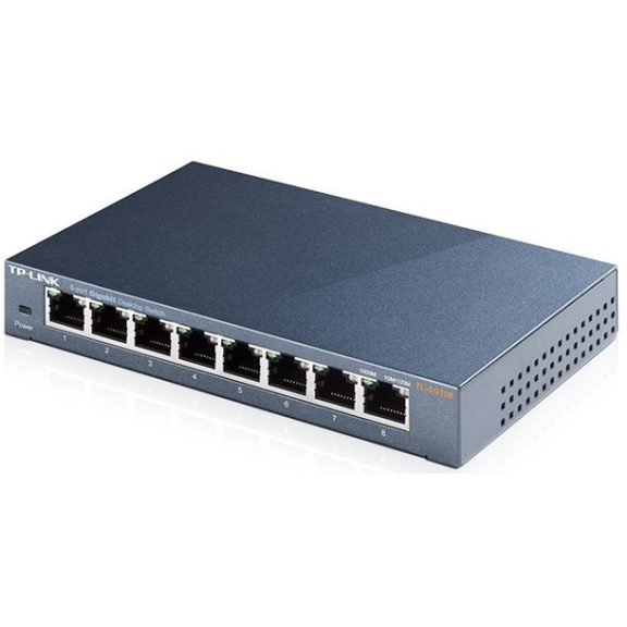 Tp-Link Switch 8 Port Gigabit fémházas (TL-SG108)