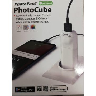   Adatmentő+töltő Photofast Photocube A Android backup megoldás Micro SD bővíthe