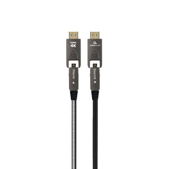 Gembird aktív optikai (AOC) HDMI kábel (apa-apa) 30 m (v2.0, 4k 60Hz) (CCAP-HDMIDD-AOC-30M) Gembird aktív optikai (AOC) HDMI kábel (apa-apa) 30 m (v2.0, 4k 60Hz) (CCAP-HDMIDD-AOC-30M)
