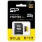 Memóriakártya Micro SDXC 256GB Silicon Power Inspire + Adapter UHS-I U3 A2 V30 4K TLC