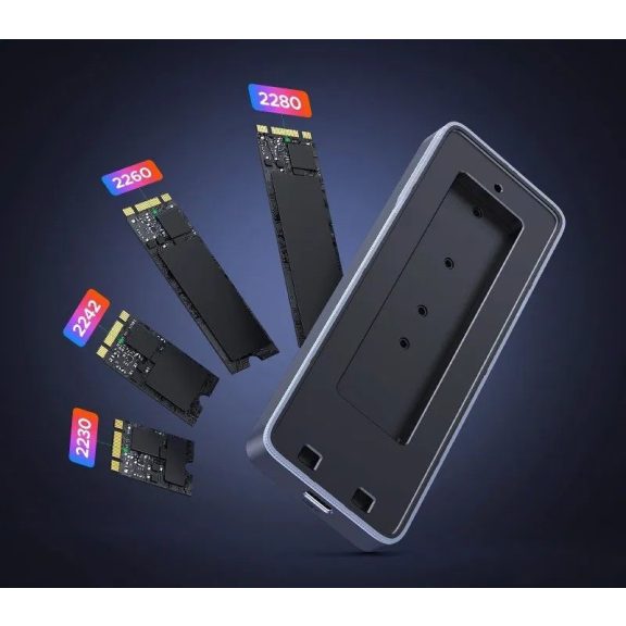 Ház Ugreen CM777 M.2 NVMe/SATA 20 Gbps USB-C 3.2*2