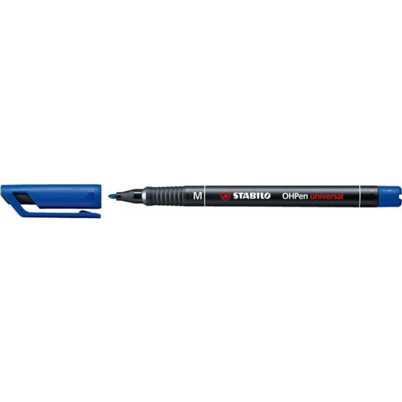 Marker alkoholos, 1 mm, Stabilo "OHPen M", kék Marker alkoholos, 1 mm, Stabilo "OHPen M", kék